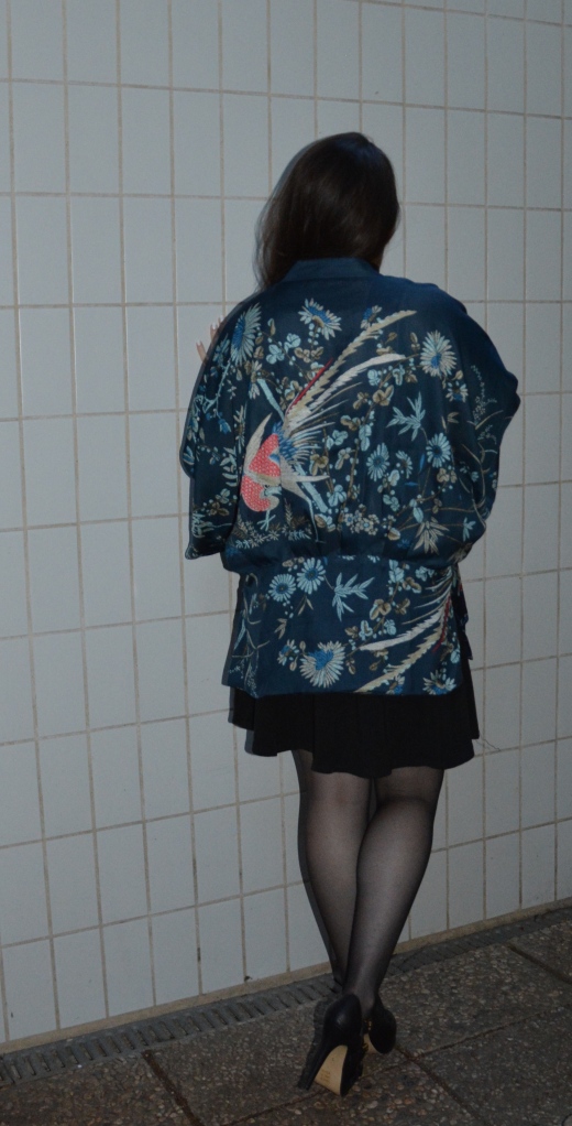 Le dos du kimono : J'ADORE / The back of the kimono : I LOVE IT